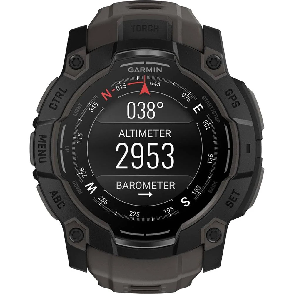 Garmin Instinct 3 - 50 mm GPS Smartwatch, AMOLED + Charging Dock + Protector Bundle - Image 3
