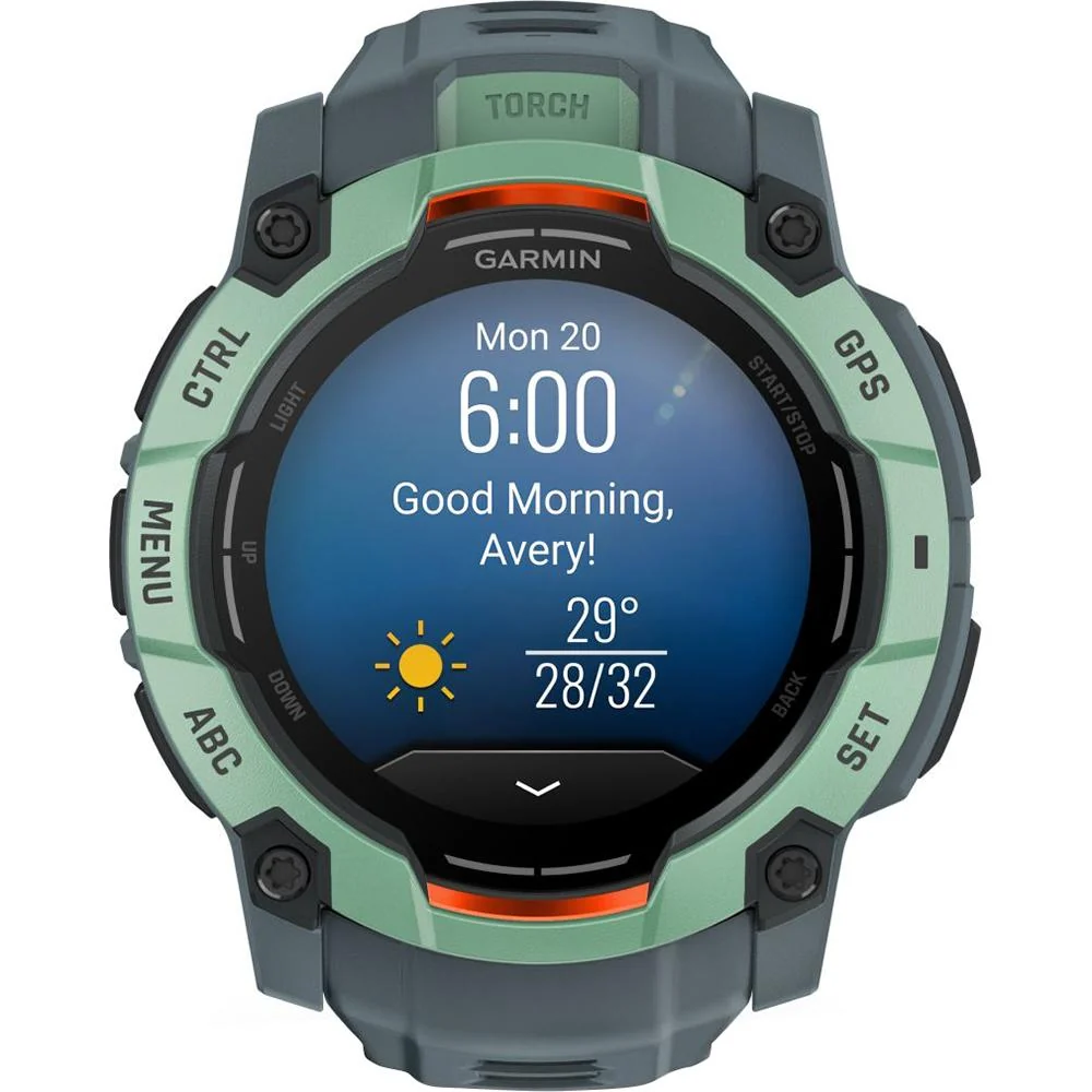 Garmin Instinct 3 - 50 mm Outdoor GPS Smartwatch, AMOLED, Neo Tropic with Twilight Band - Image 6