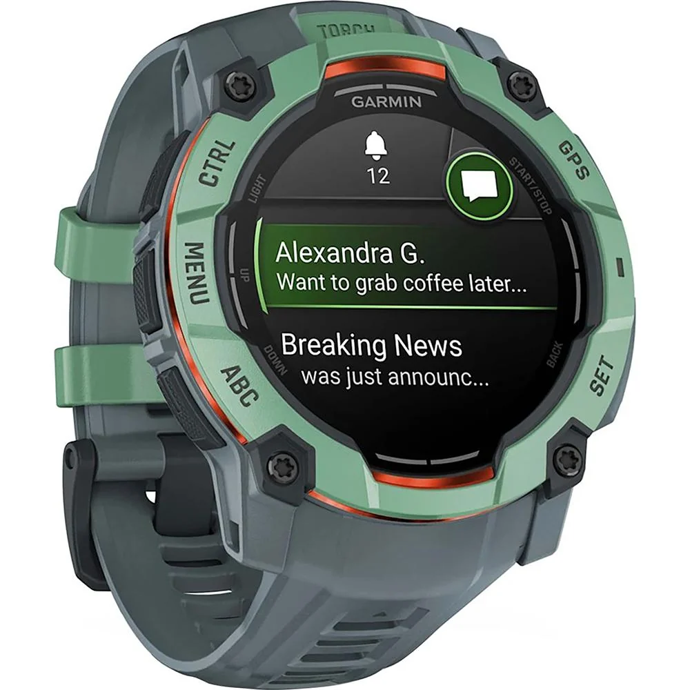 Garmin Instinct 3 - 50 mm Outdoor GPS Smartwatch, AMOLED, Neo Tropic with Twilight Band - Image 8