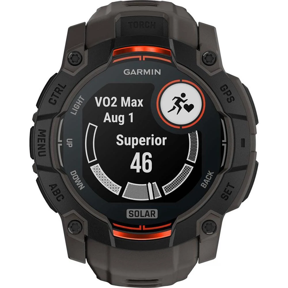 Garmin Instinct 3 - 50 mm Outdoor GPS Smartwatch, SOLAR, Black with Charcoal Band - Image 2