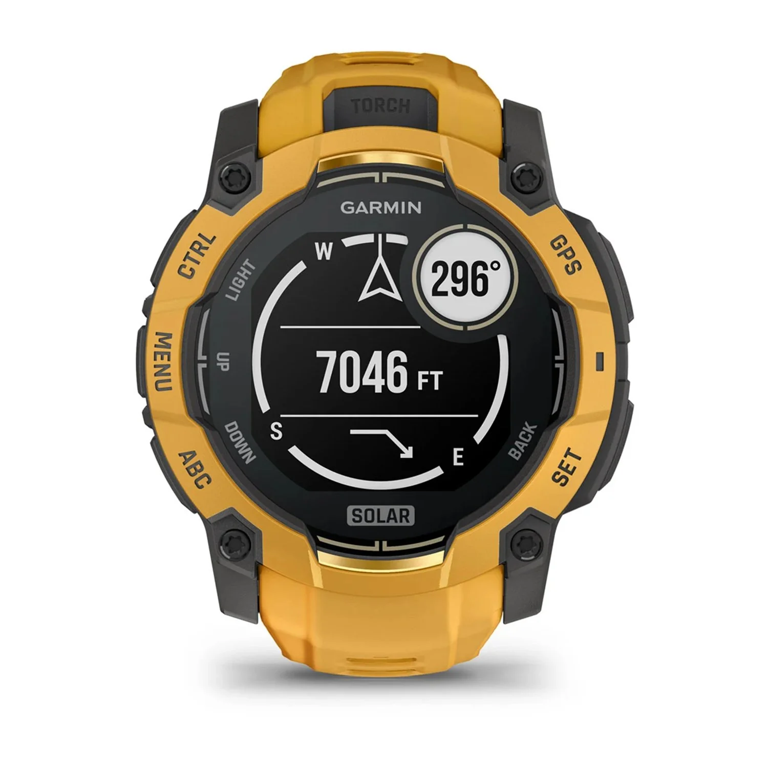 Garmin Instinct 3 - 50 mm Outdoor GPS Smartwatch, SOLAR, Sunburst w/ Sunburst/Gray Band - Image 10