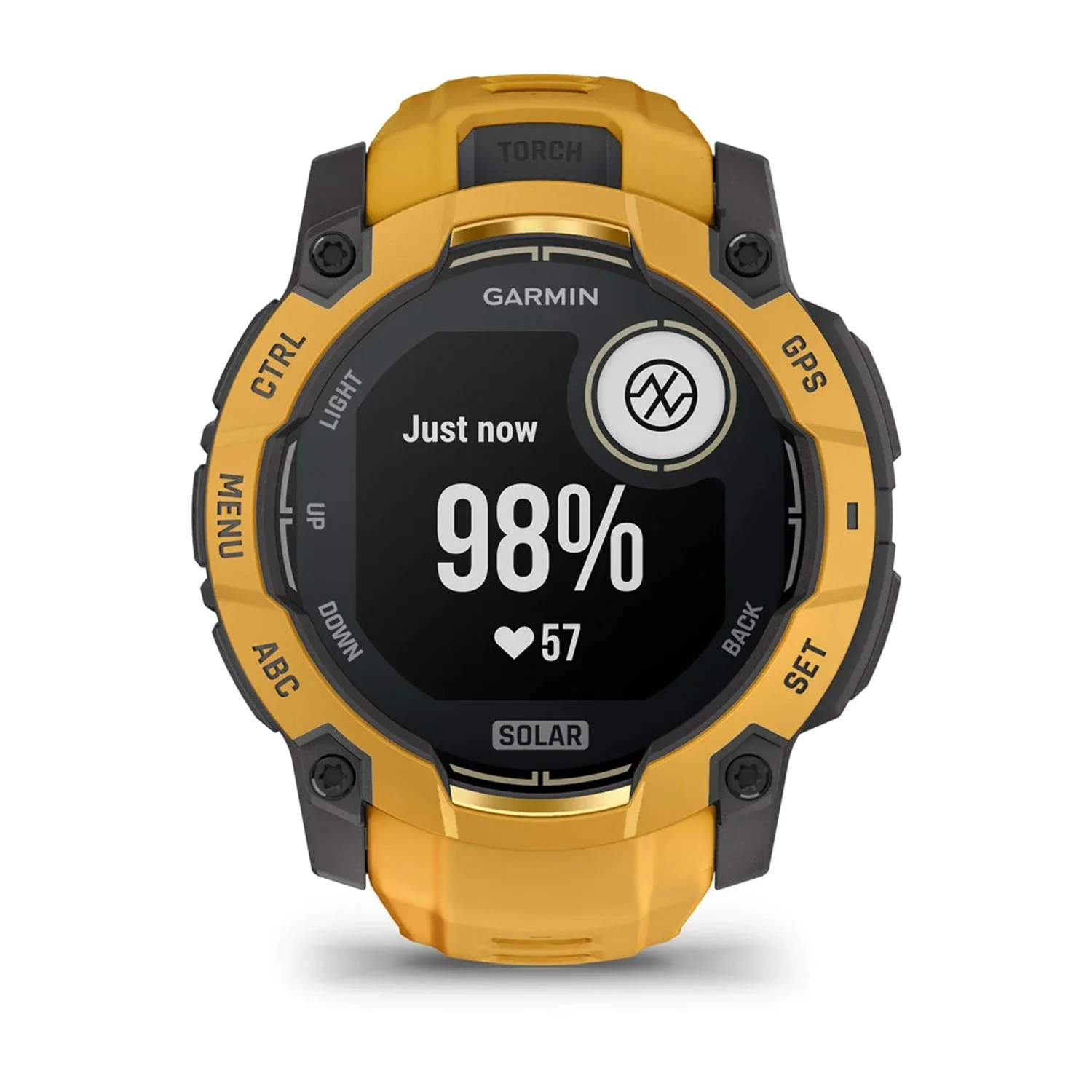 Garmin Instinct 3 - 50 mm Outdoor GPS Smartwatch, SOLAR, Sunburst w/ Sunburst/Gray Band - Image 11