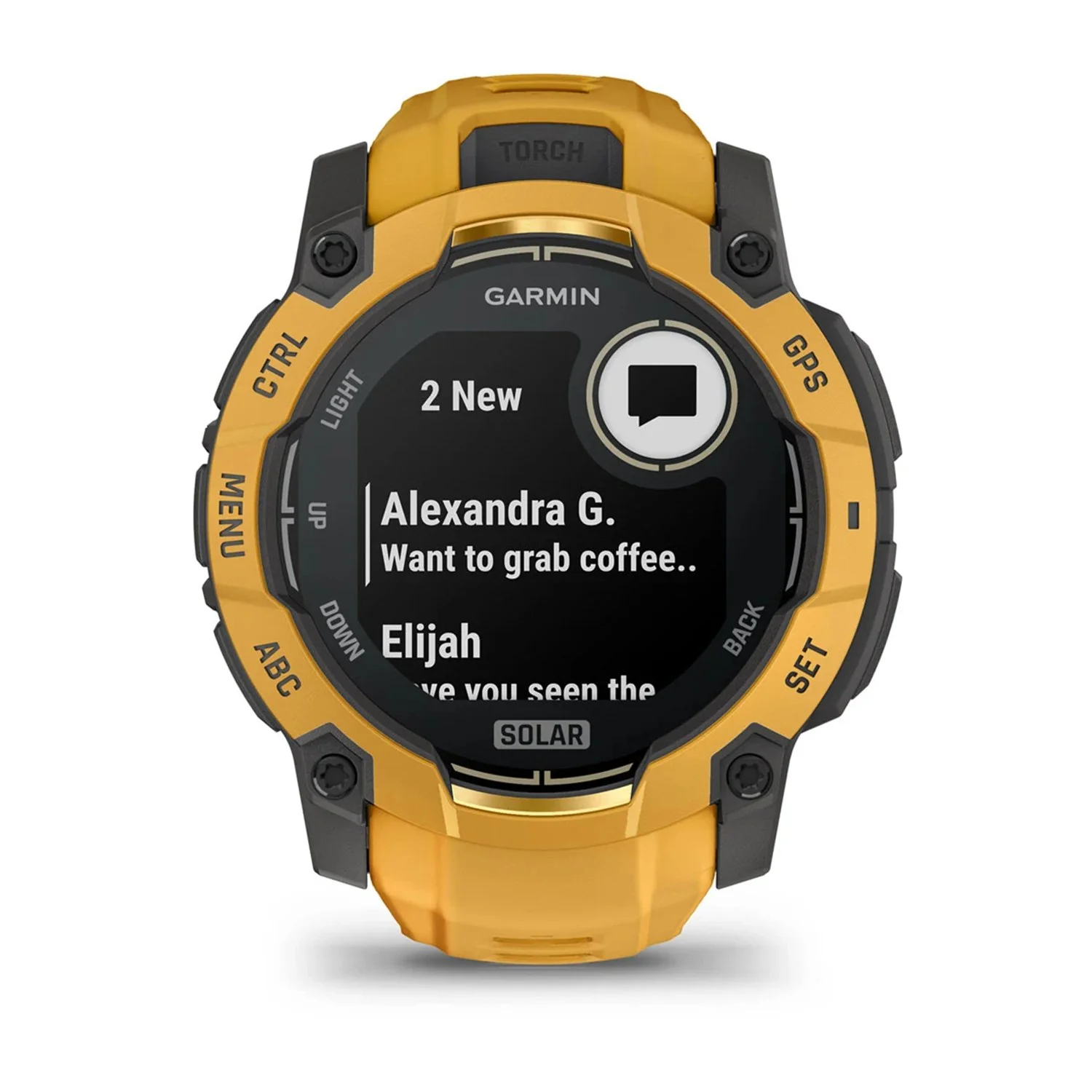 Garmin Instinct 3 - 50 mm Outdoor GPS Smartwatch, SOLAR, Sunburst w/ Sunburst/Gray Band - Image 16