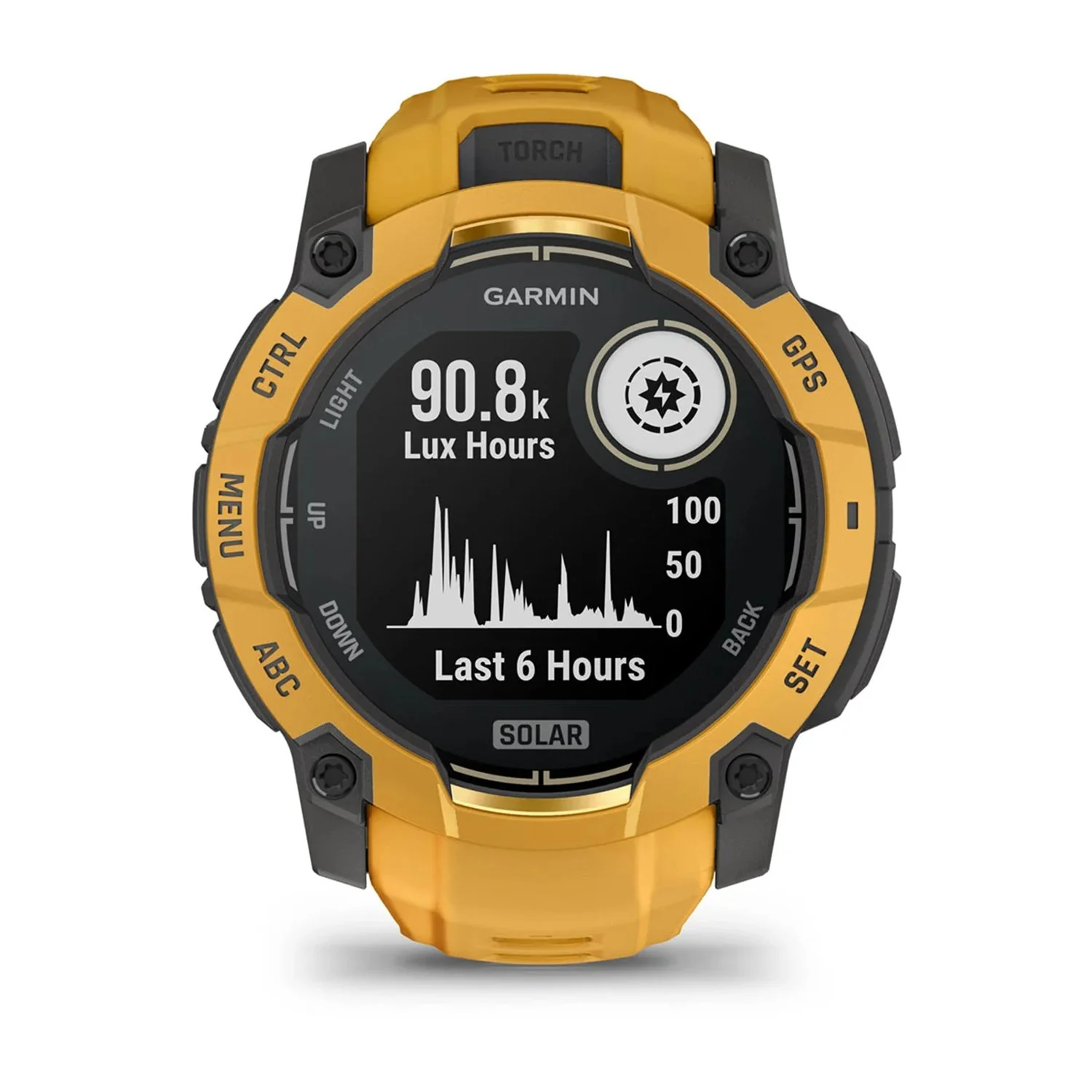 Garmin Instinct 3 - 50 mm Outdoor GPS Smartwatch, SOLAR, Sunburst w/ Sunburst/Gray Band - Image 18