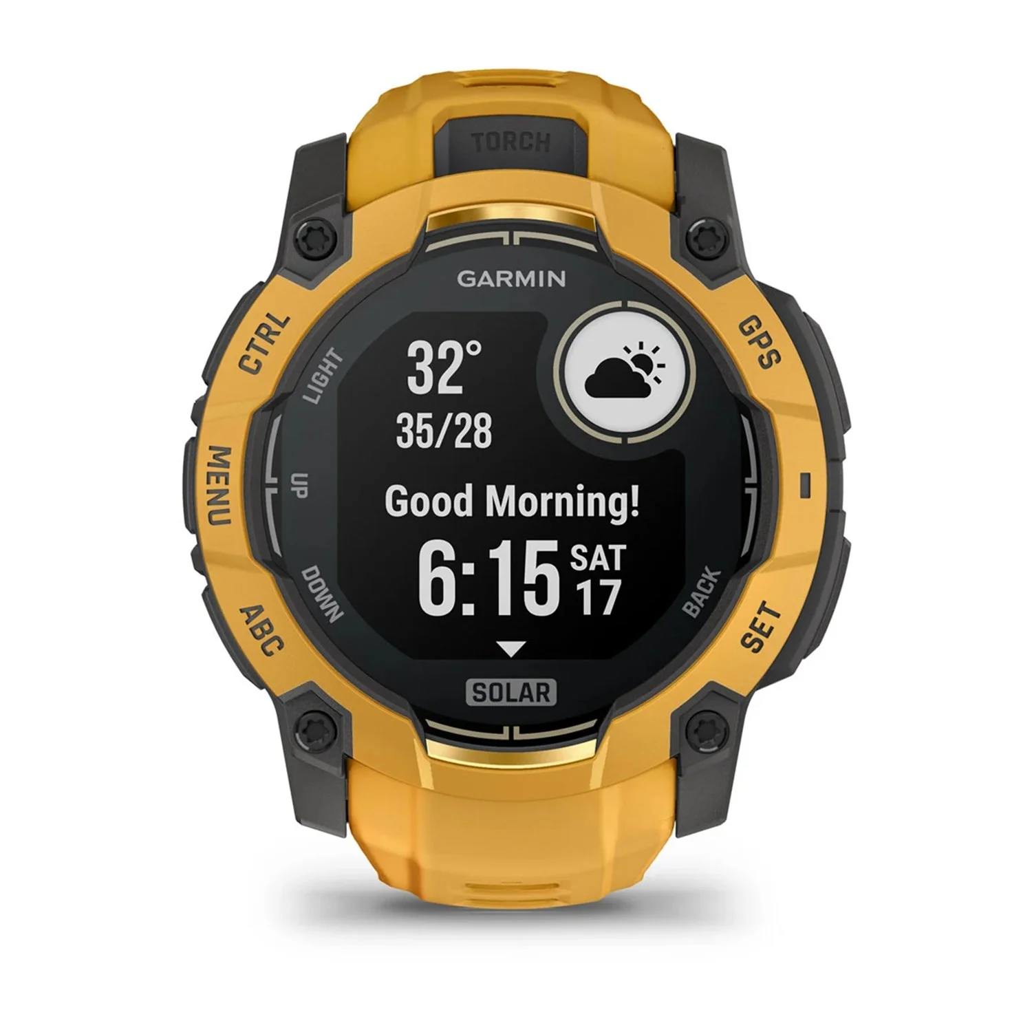 Garmin Instinct 3 - 50 mm Outdoor GPS Smartwatch, SOLAR, Sunburst w/ Sunburst/Gray Band - Image 7