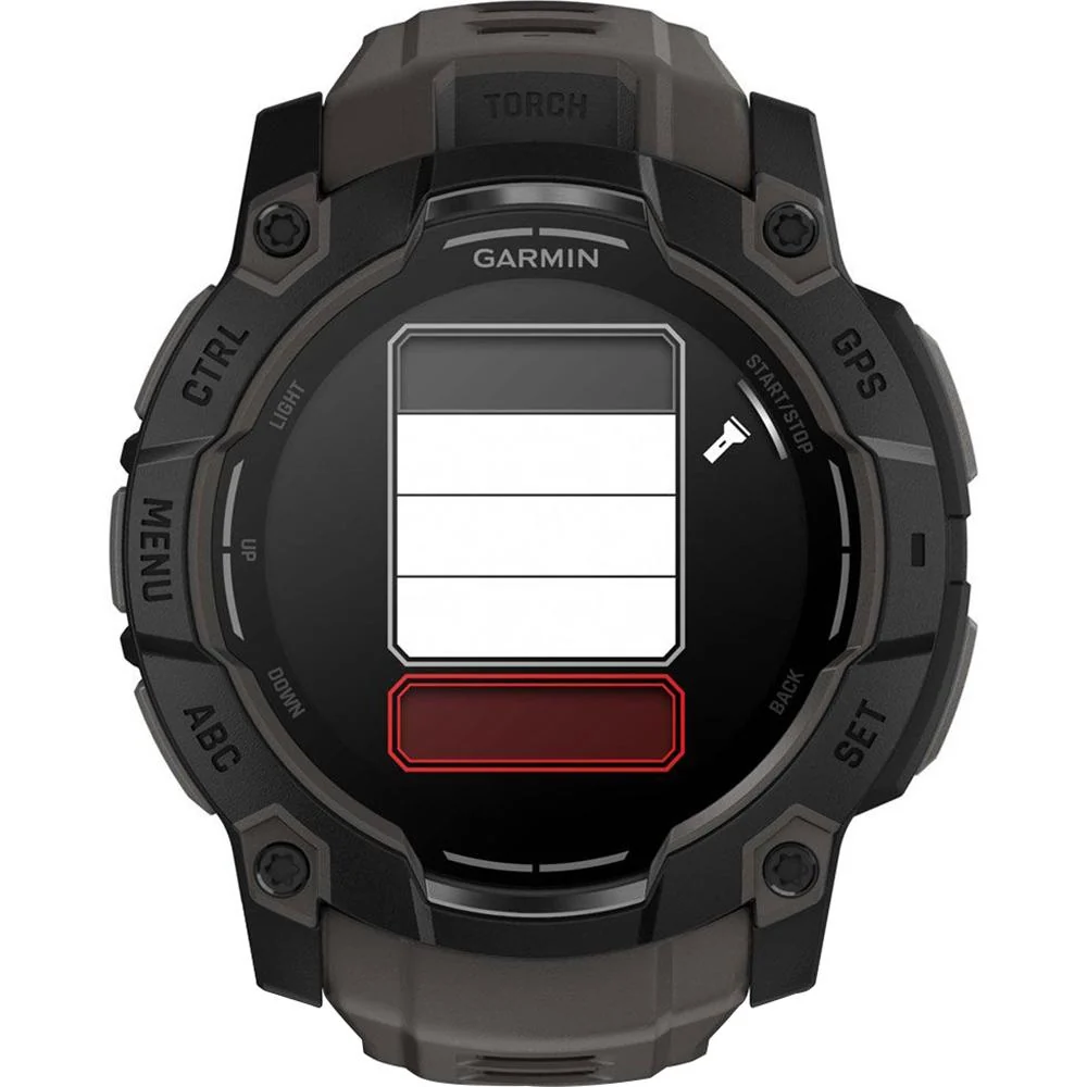 Garmin Instinct 3 50mm GPS Smartwatch, AMOLED, Black w/ Black Band + Accessories Bundle - Image 7
