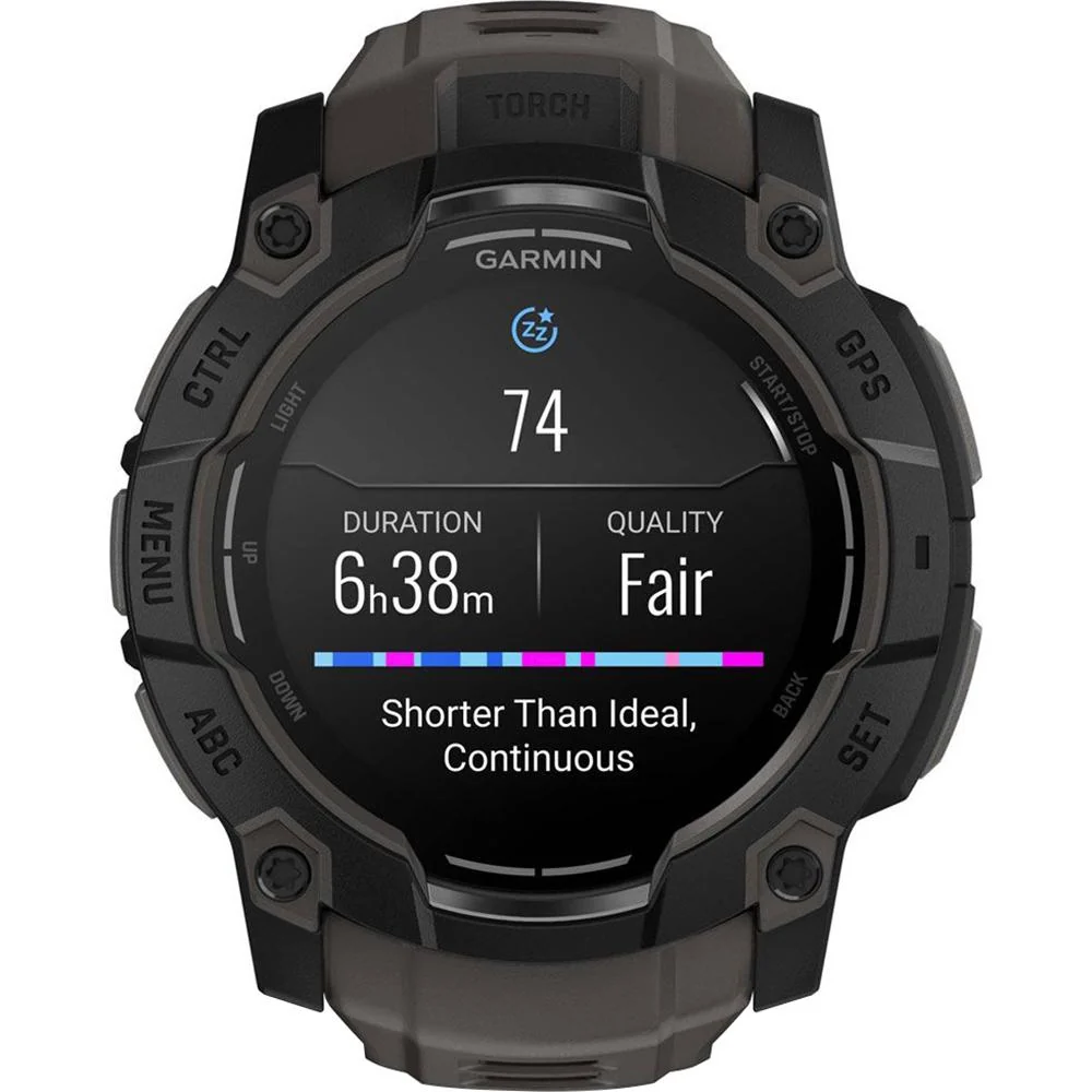 Garmin Instinct 3 50mm GPS Smartwatch, AMOLED + Wearable Light + 2 Yr Warranty Bundle - Image 6