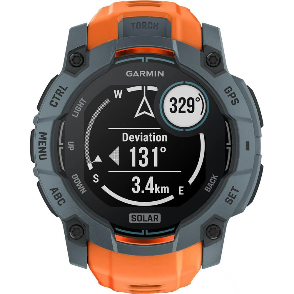 Garmin Instinct 3 50mm GPS Smartwatch Solar w/ Solstice Band+Accessories Bundle - Image 7
