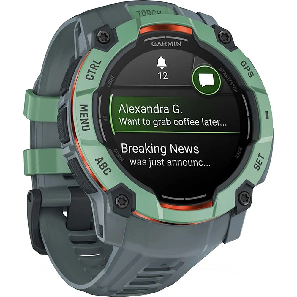 Garmin Instinct 3 50mm Outdoor GPS Smartwatch, AMOLED w/ HRM 200 (M-XL) Bundle - Image 11