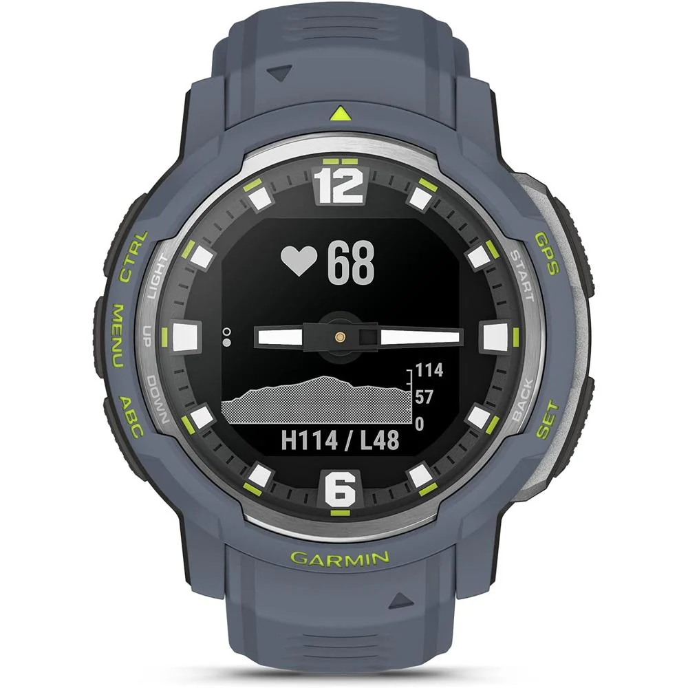 Garmin Instinct Crossover Analog/Digital Smartwatch, Blue Granite w/ Accessories Kit - Image 4