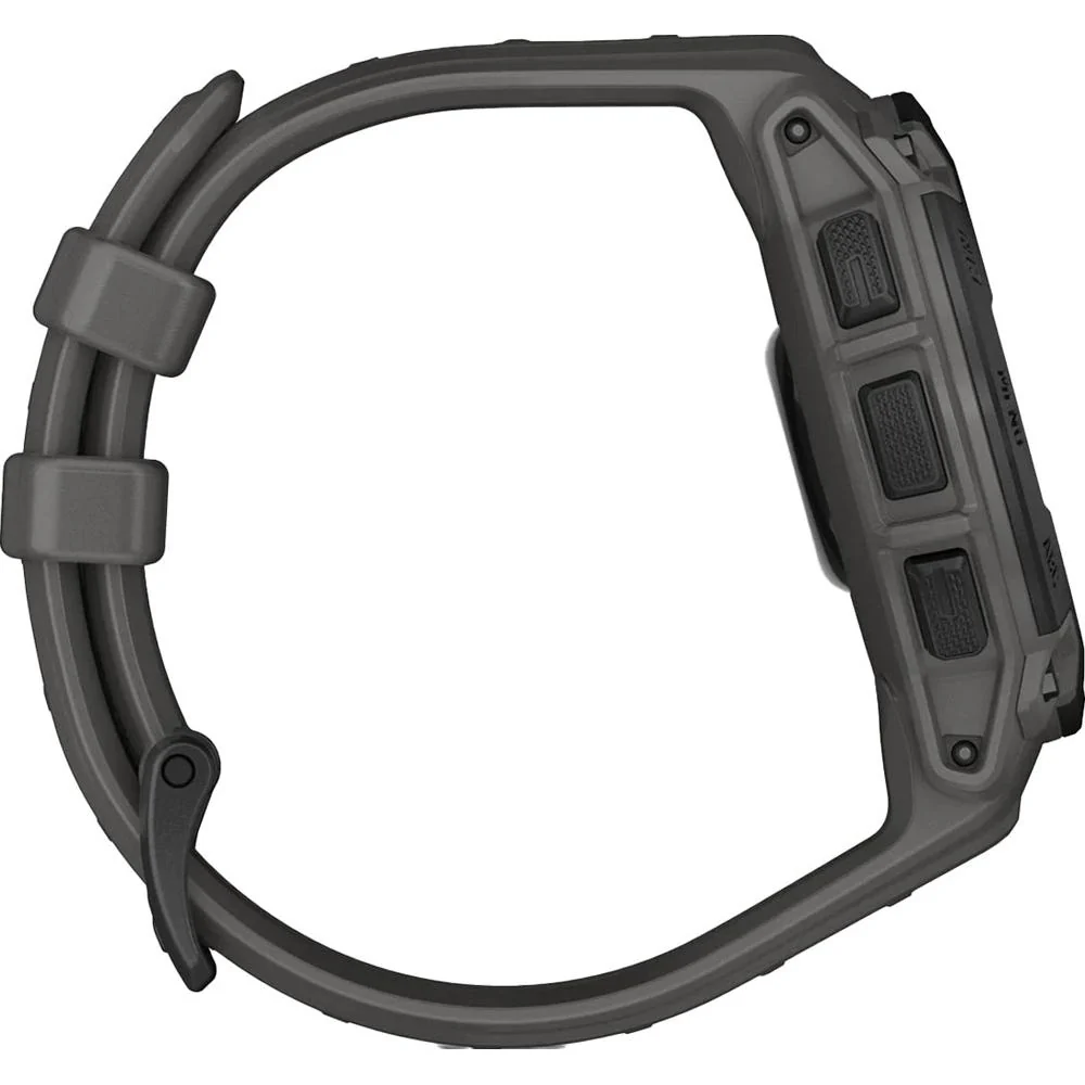 Garmin Instinct E 40mm Rugged GPS Smartwatch  (Charcoal) + Charging Dock + Dust Cover - Image 6