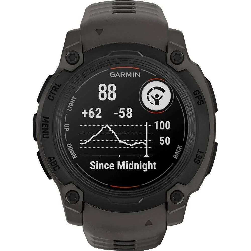 Garmin Instinct E 40mm Rugged Outdoor GPS Smartwatch Charcoal + Charging Bundle - Image 11
