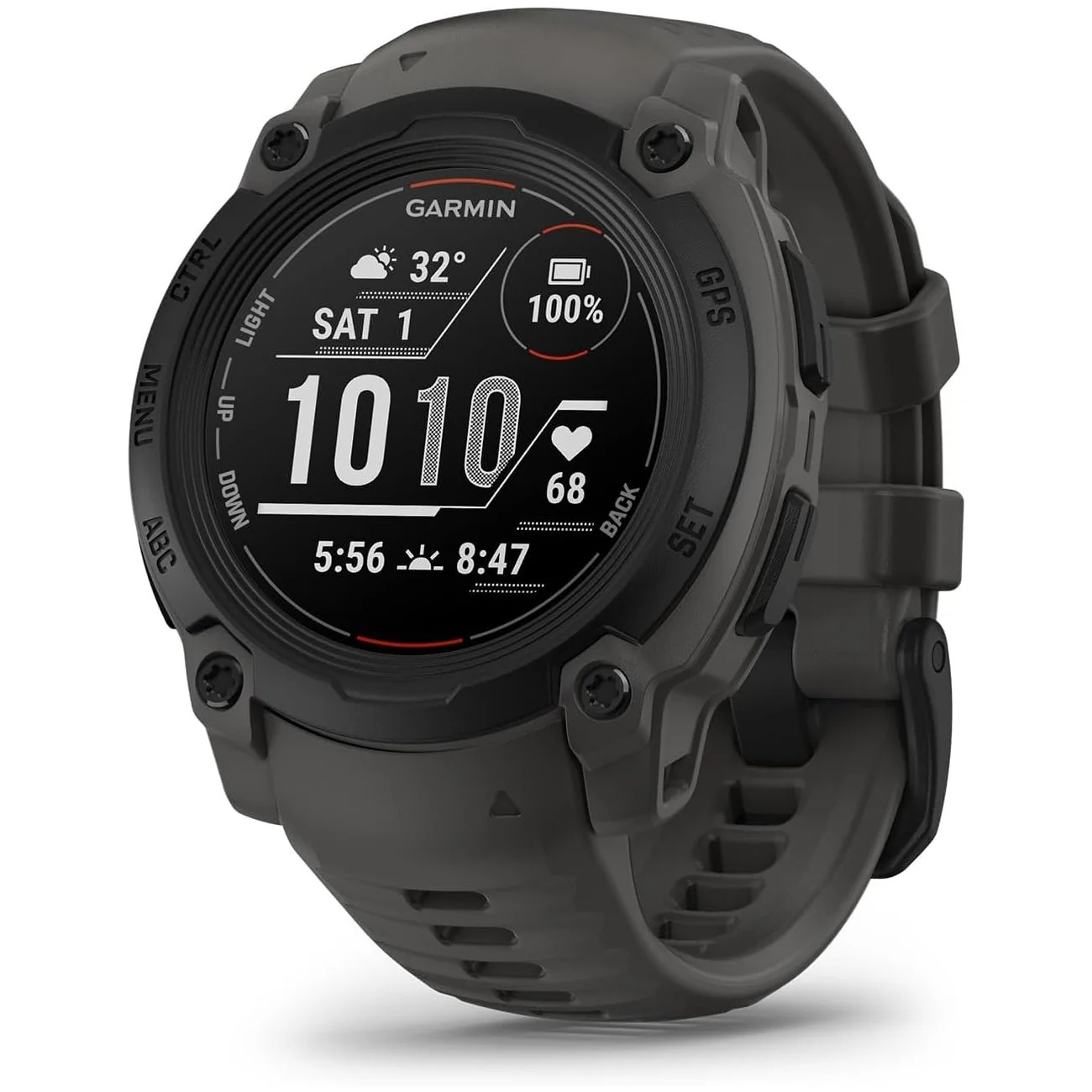 Garmin Instinct E 45mm Rugged Outdoor GPS Smartwatch +2-YR CPS Protection Pack +Adapter - Image 7