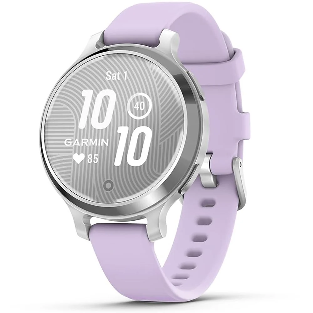 Garmin Lily 2 Active Smartwatch Silver with Purple Jasmine Band+Charging Bundle - Image 5