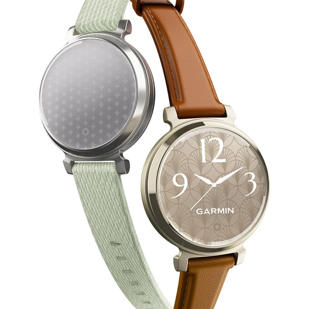 Garmin Lily 2 Classic Cream Gold with Tan Leather Band Smartwatch - Image 8