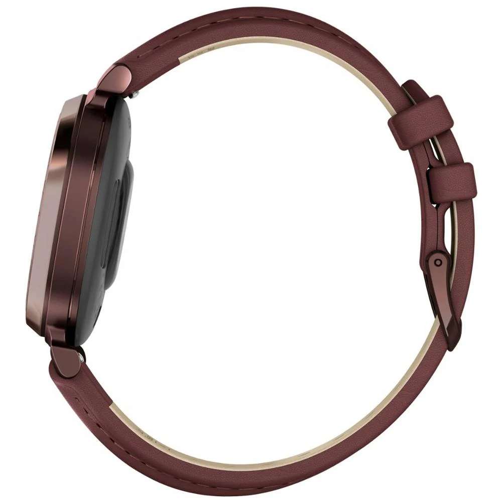 Garmin Lily 2 Classic Dark Bronze w/ Mulberry Leather Band Smartwatch + Accessories Kit - Image 7
