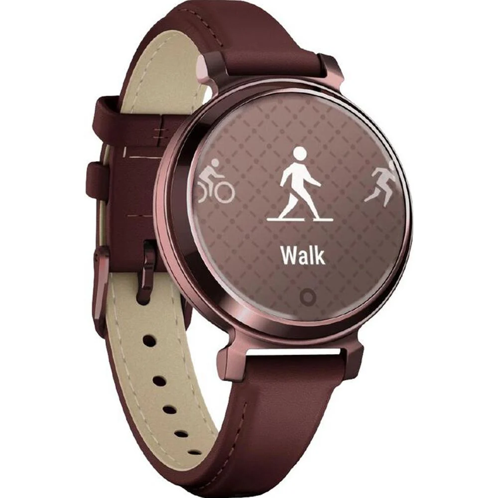 Garmin Lily 2 Classic Dark Bronze with Mulberry Leather Band Smartwatch - Image 7