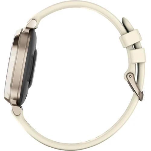 Garmin Lily 2 Smartwatch Cream Gold with Coconut Silicone Band - Image 12