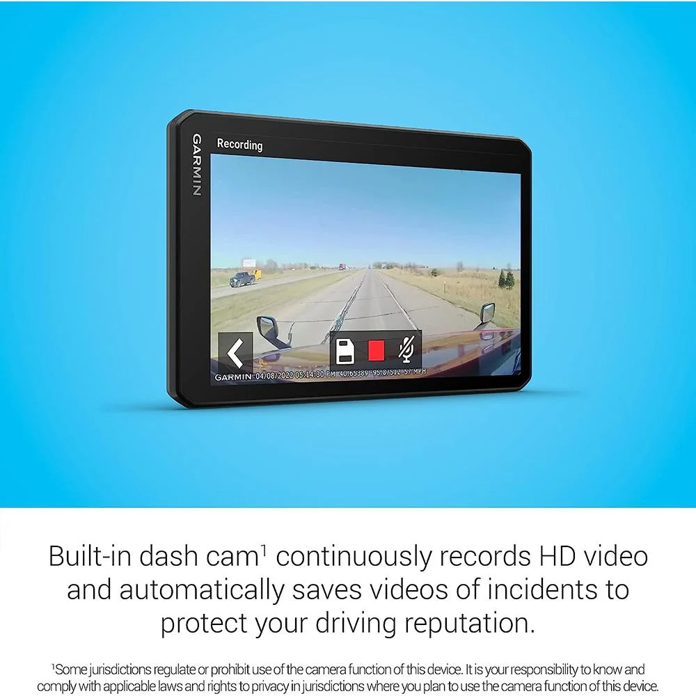 Garmin OTR710 7inch GPS Truck Navigator Built-in Dash Cam with 2 Year Warranty - Image 6