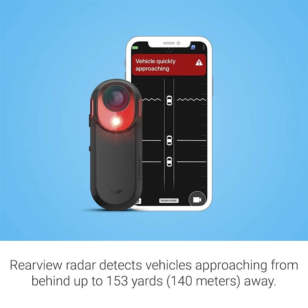 Garmin Varia RCT715 Rearview Radar w/ Camera & Tail Light + Extended Warranty Bundle - Image 6