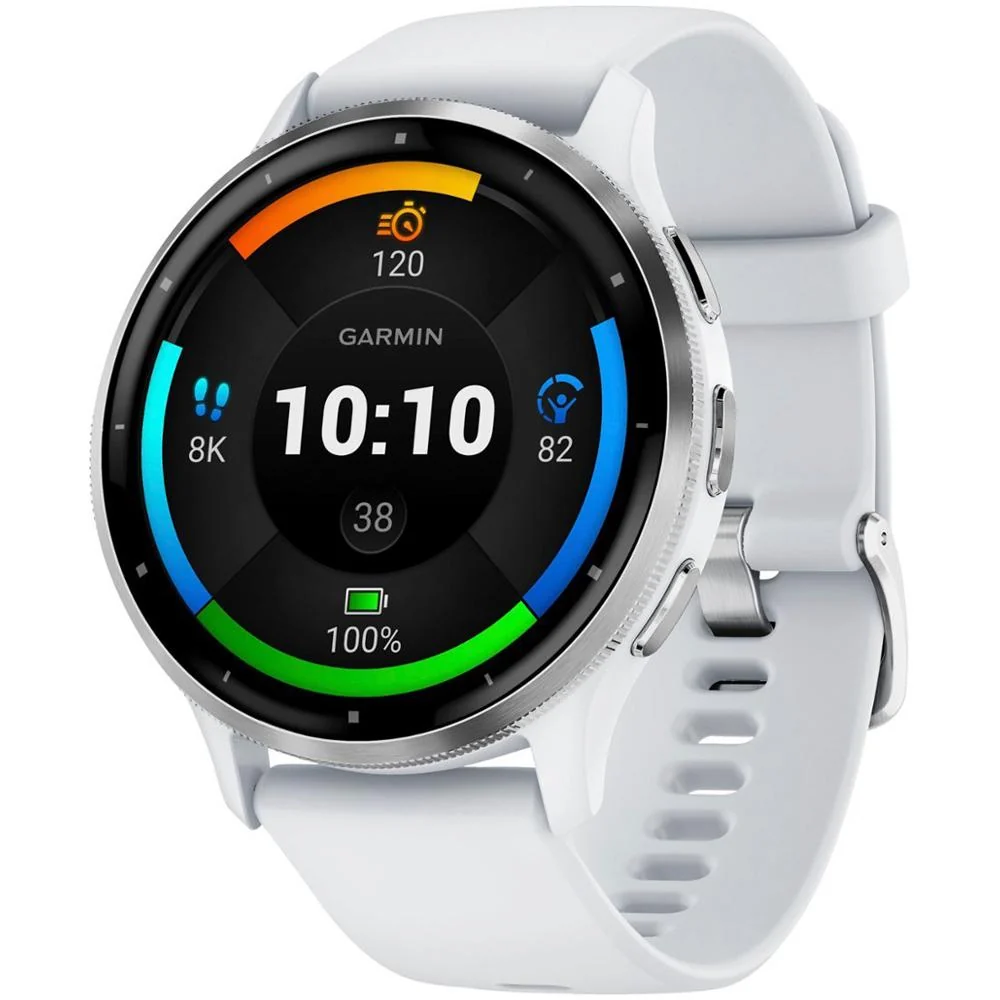 Garmin Venu 3 Fitness GPS Smartwatch Silver / Whitestone Refurb. + 2 Yr Warranty - Image 2