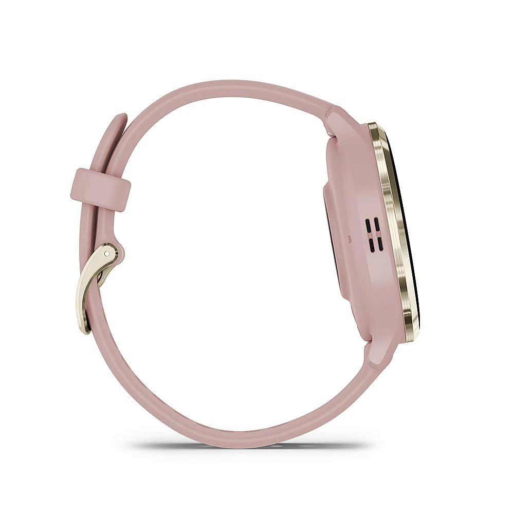 Garmin Venu 3S GPS Smartwatch Gold Steel Bezel w/ Dust Rose Case + Accessories Kit - Image 6