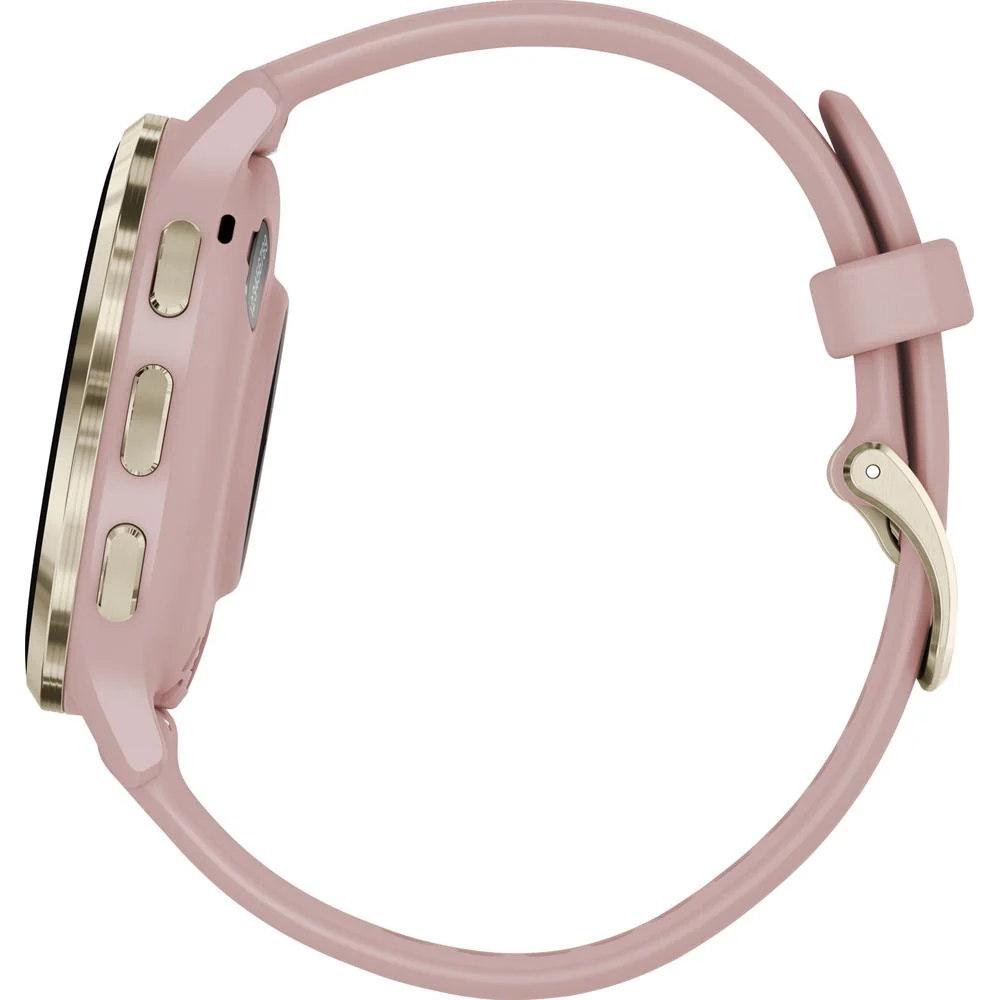 Garmin Venu 3S Health Fitness GPS Smartwatch Gold with Rose Case + Bands Bundle - Image 6