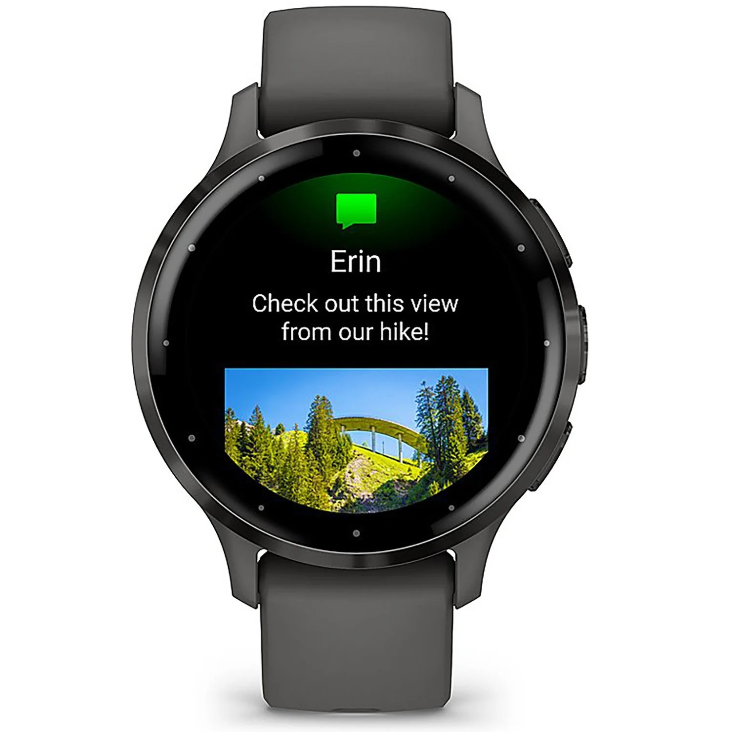 Garmin Venu 3S Health Fitness GPS Smartwatch Steel Bezel with Pebble Gray Case (41mm) - Image 5