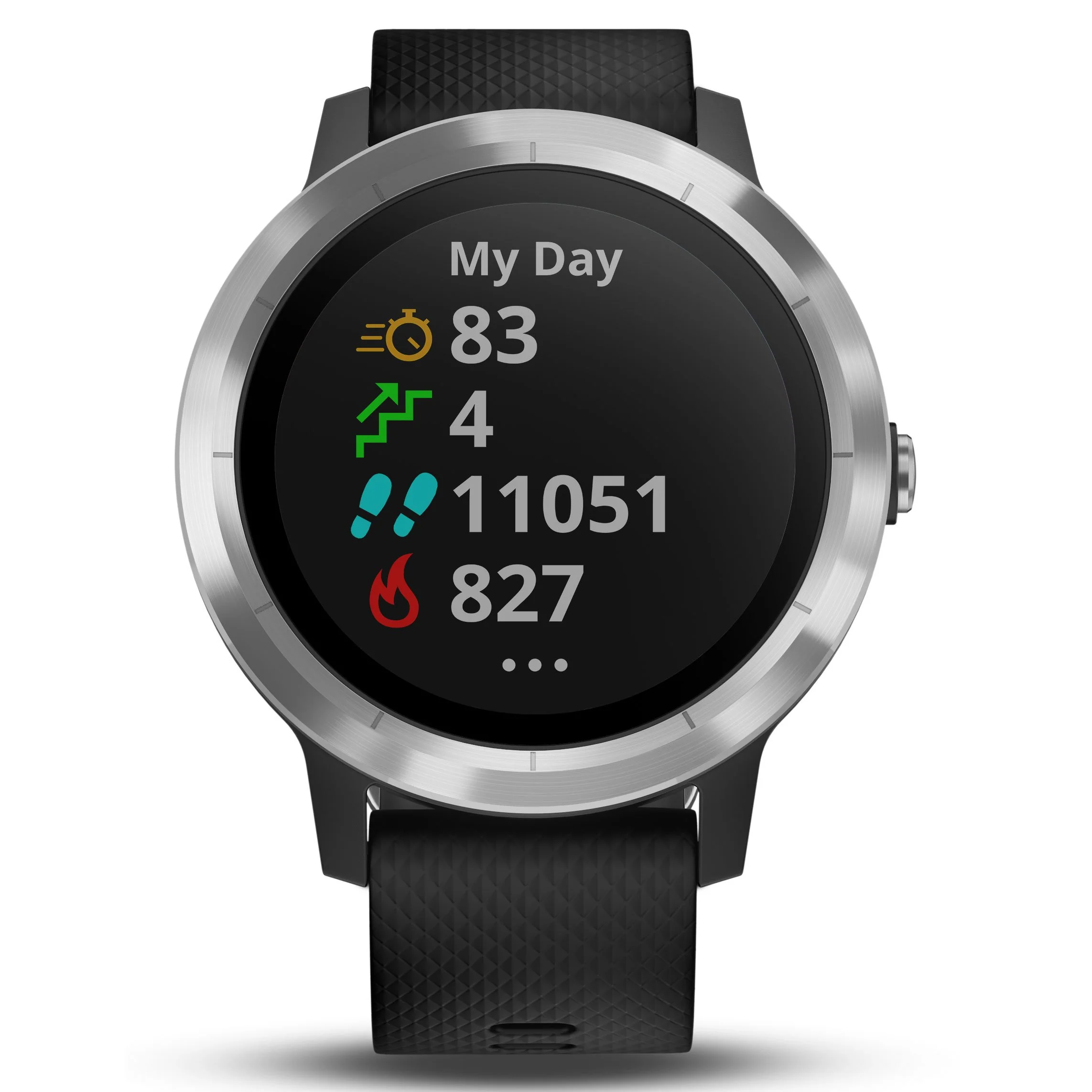 Garmin vivoactive 3 GPS Fitness Smartwatch - (Black & Stainless) - Image 2