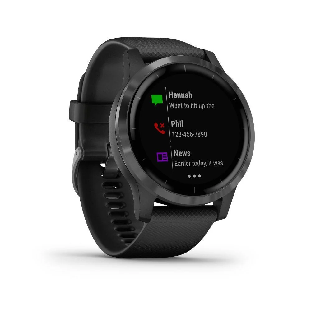 Garmin Vivoactive 4 Smartwatch (Black/Stainless) 010-02174-11 - Image 3