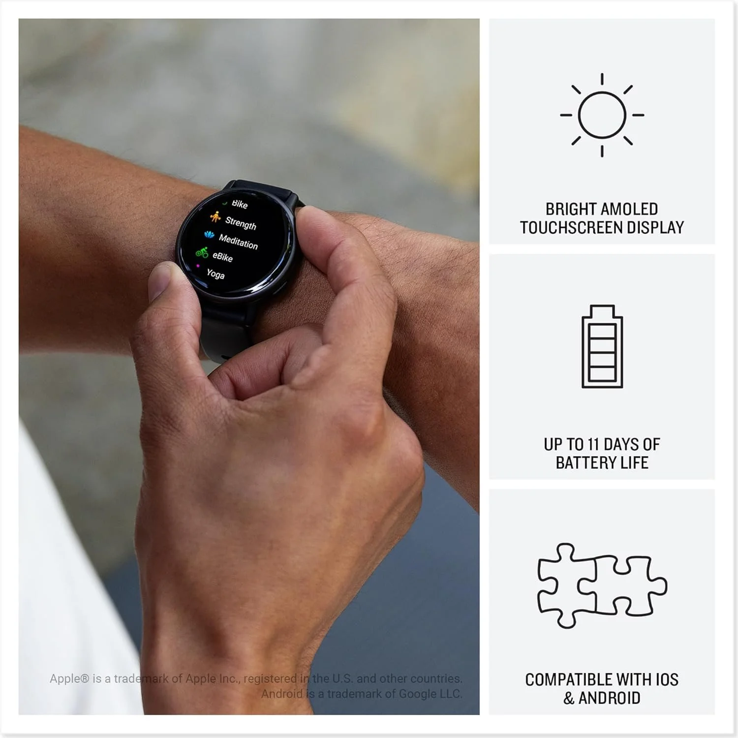 Garmin Vivoactive 5 Fitness Smartwatch, Black - Image 6
