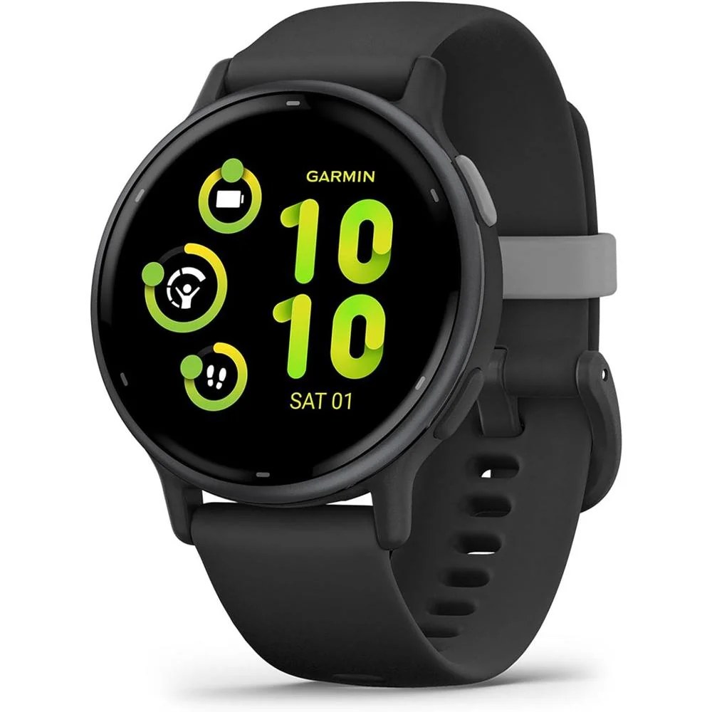 Garmin Vivoactive 5 Fitness Smartwatch, Black w/ HRM 200 (XS-S) + Water Bottle Bundle - Image 3