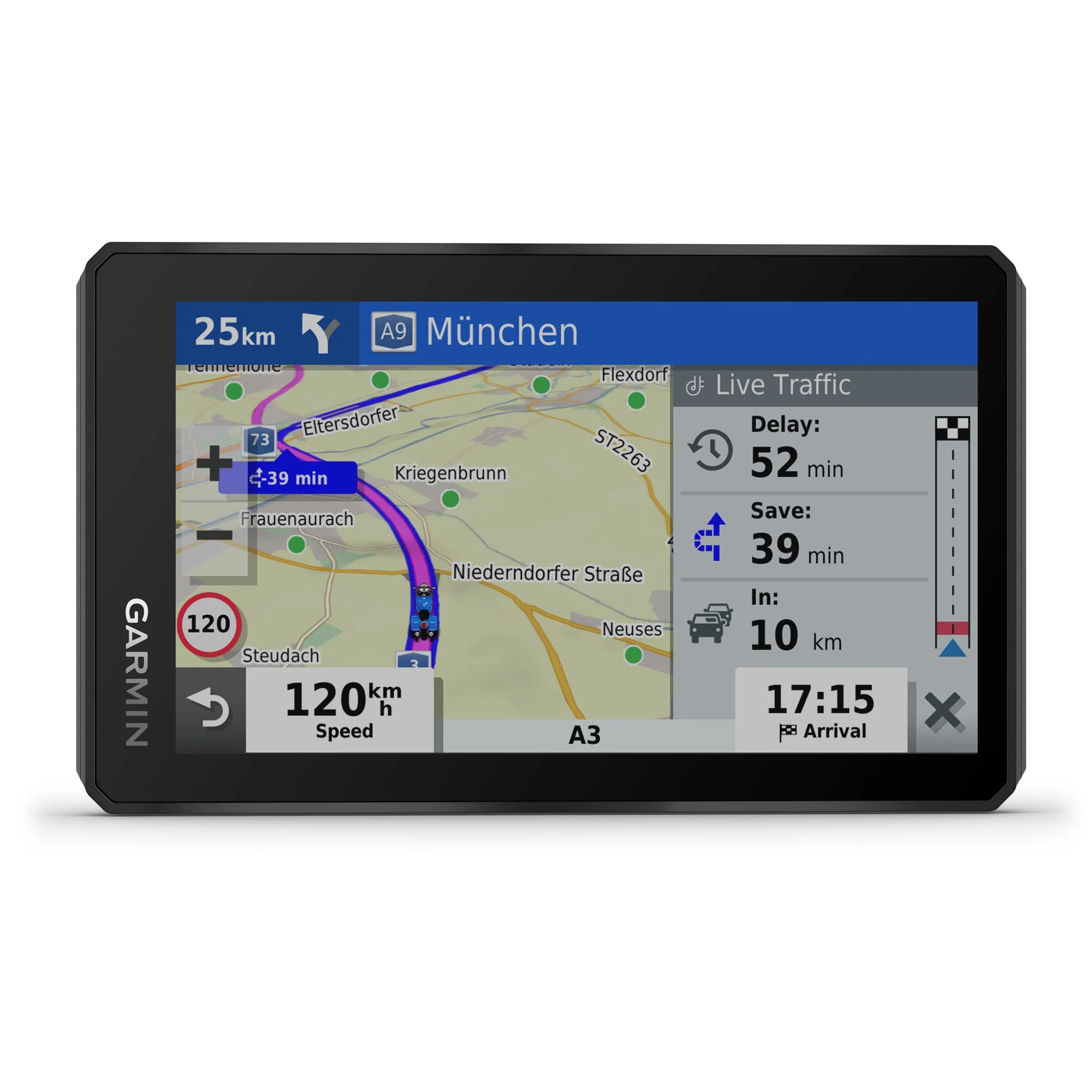 Garmin zumo XT 5.5" Bluetooth Hands-Free Motorcycle Navigator GPS - Image 4