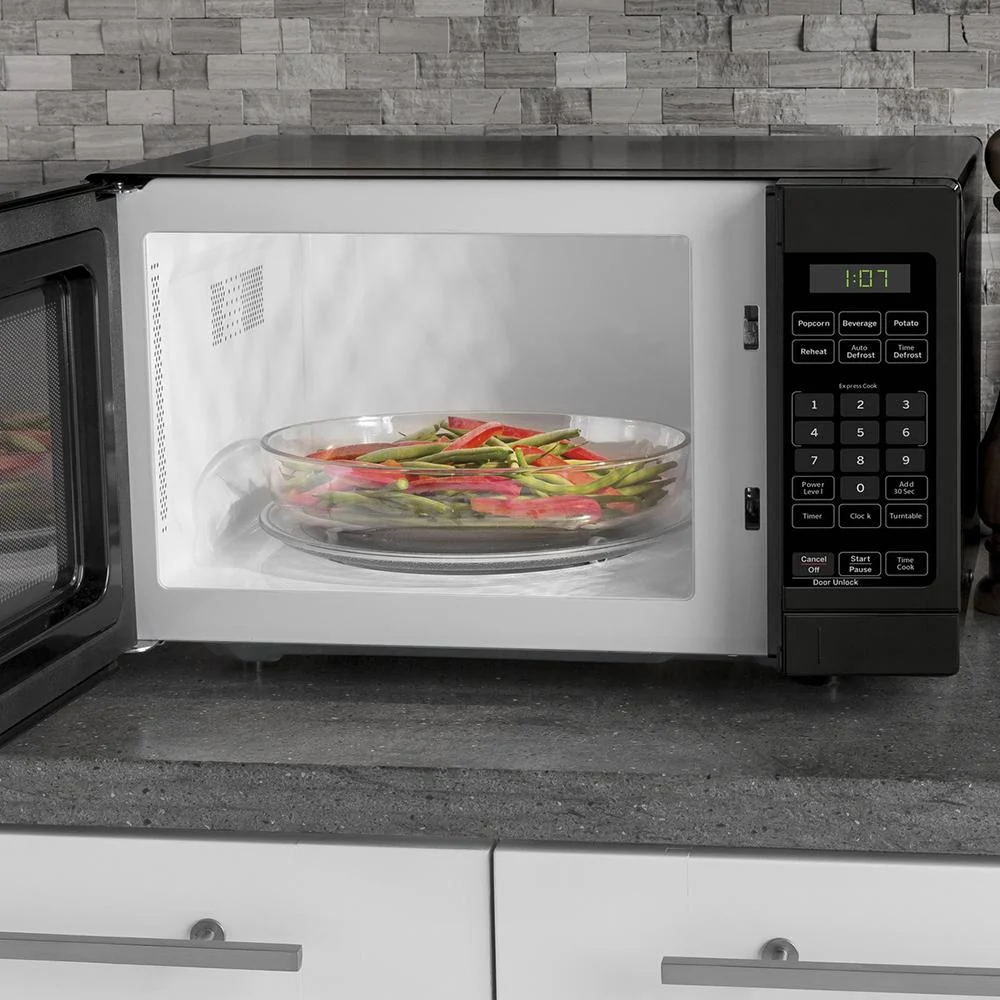 GE 0.7 Cu. Ft. 700-watt Countertop Microwave Oven, Black + 2 Year Protection Pack - Image 12
