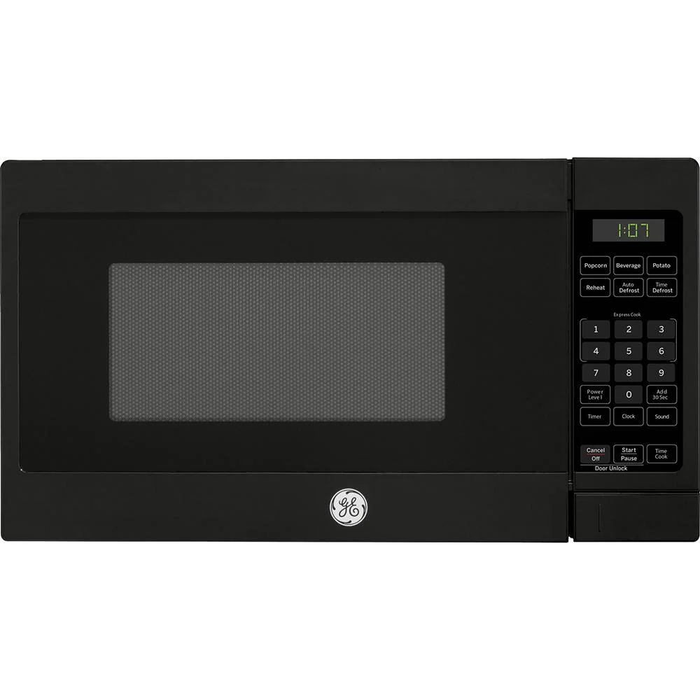 GE 0.7 Cu. Ft. 700-watt Countertop Microwave Oven, Black + 2 Year Protection Pack - Image 2