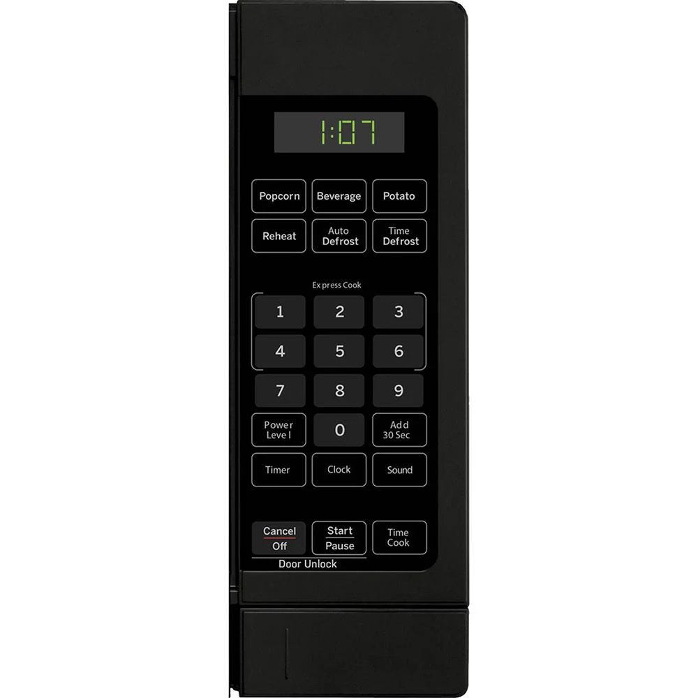 GE 0.7 Cu. Ft. 700-watt Countertop Microwave Oven, Black + 2 Year Protection Pack - Image 5