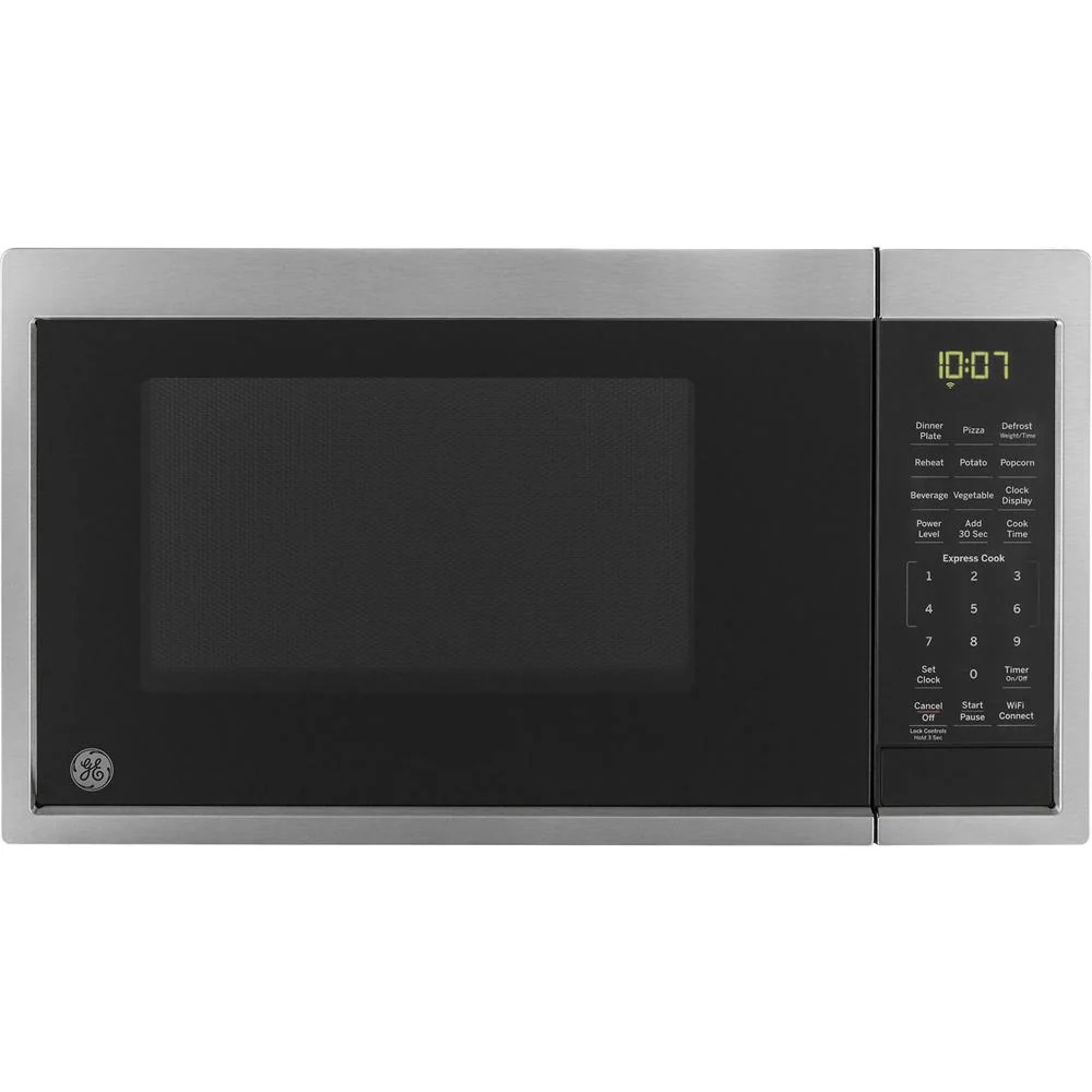 GE 0.9 Cu. Ft. Smart Countertop Microwave Oven w/ Oven Mitt + 2 YR Warranty Bundle - Image 2