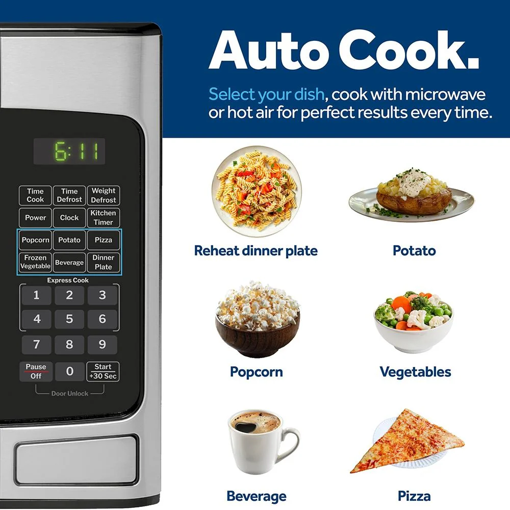 GE 1.1 cu. ft. Countertop Microwave Oven 950 Watts (Open Box) + 1 Year Warranty - Image 9
