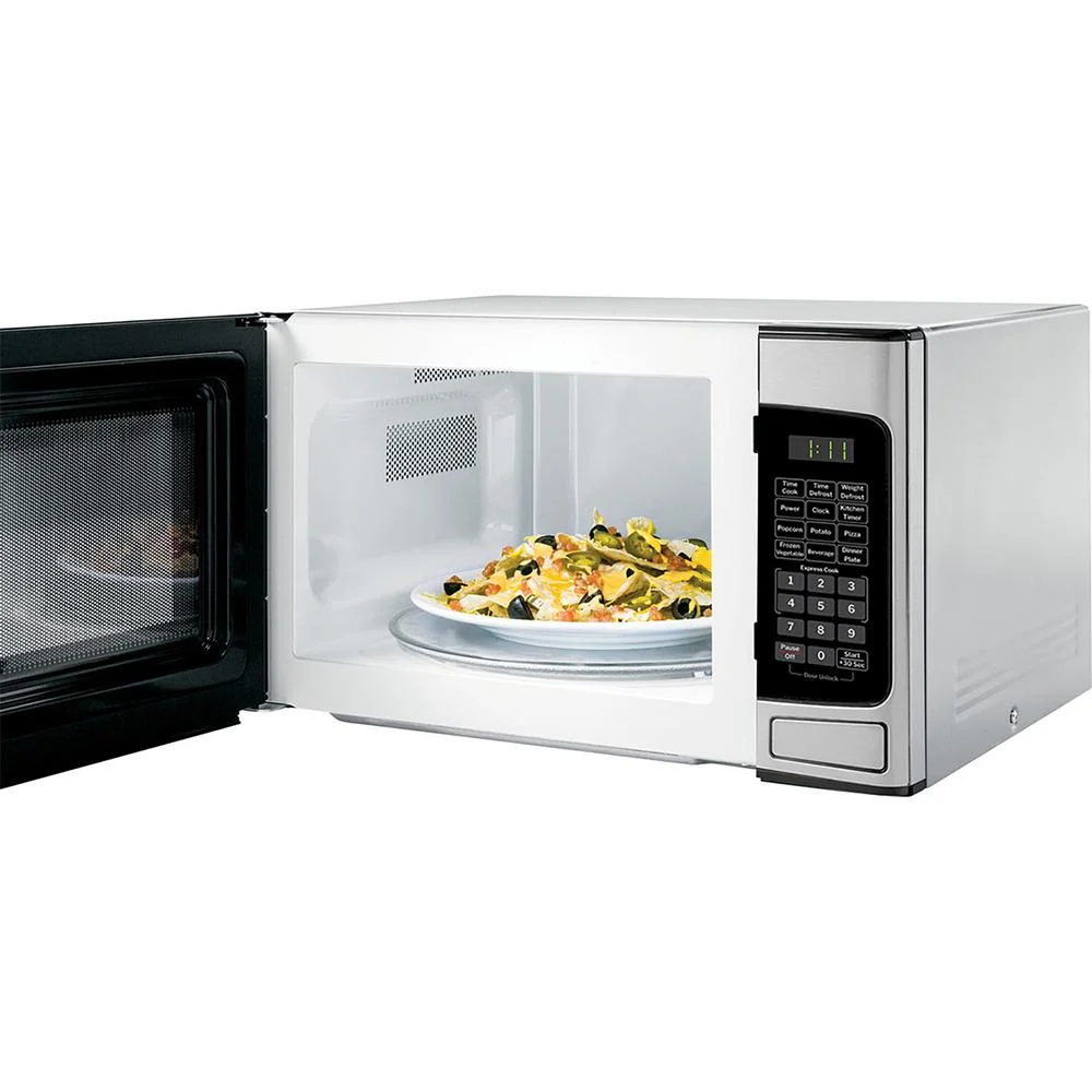 GE 1.1 cu. ft. Countertop Microwave Oven 950 Watts, Stainless Steel - Image 6