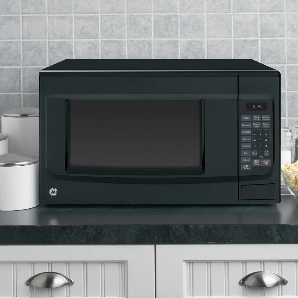GE 1.4 Cu. Ft. Capacity Countertop Microwave Oven Black (Open Box) +1 Year Warranty - Image 9