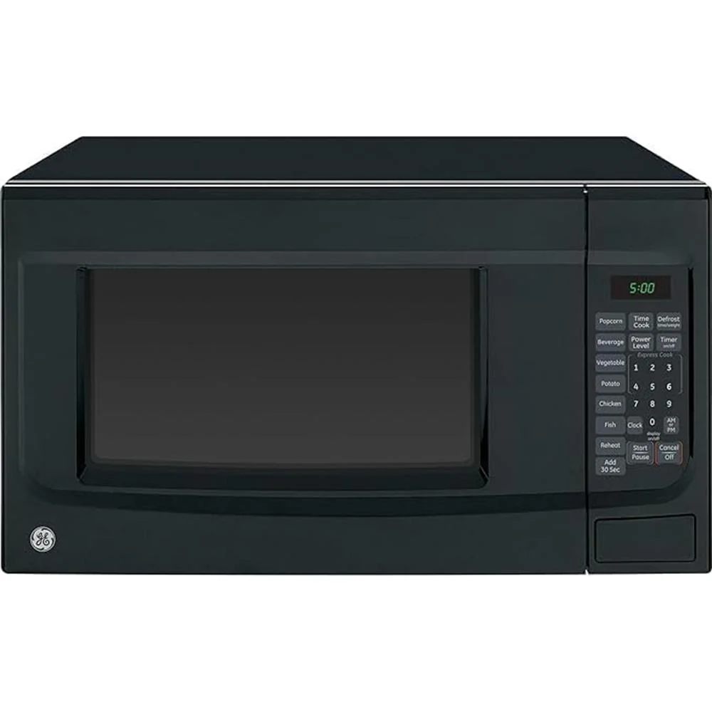 GE 1.4 Cu. Ft. Capacity Countertop Microwave Oven Black with 2 Year Warranty - Image 2