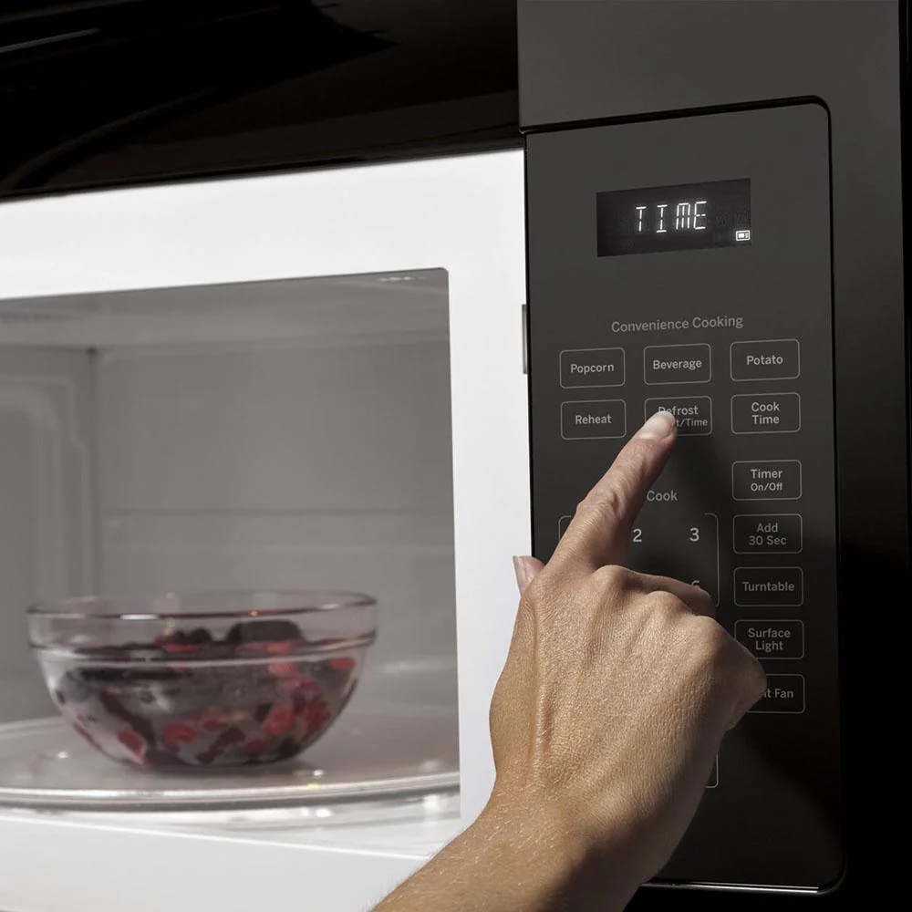 GE 1.6 Cu. Ft. Over-the-Range Microwave Oven, Black - Open Box - Image 6