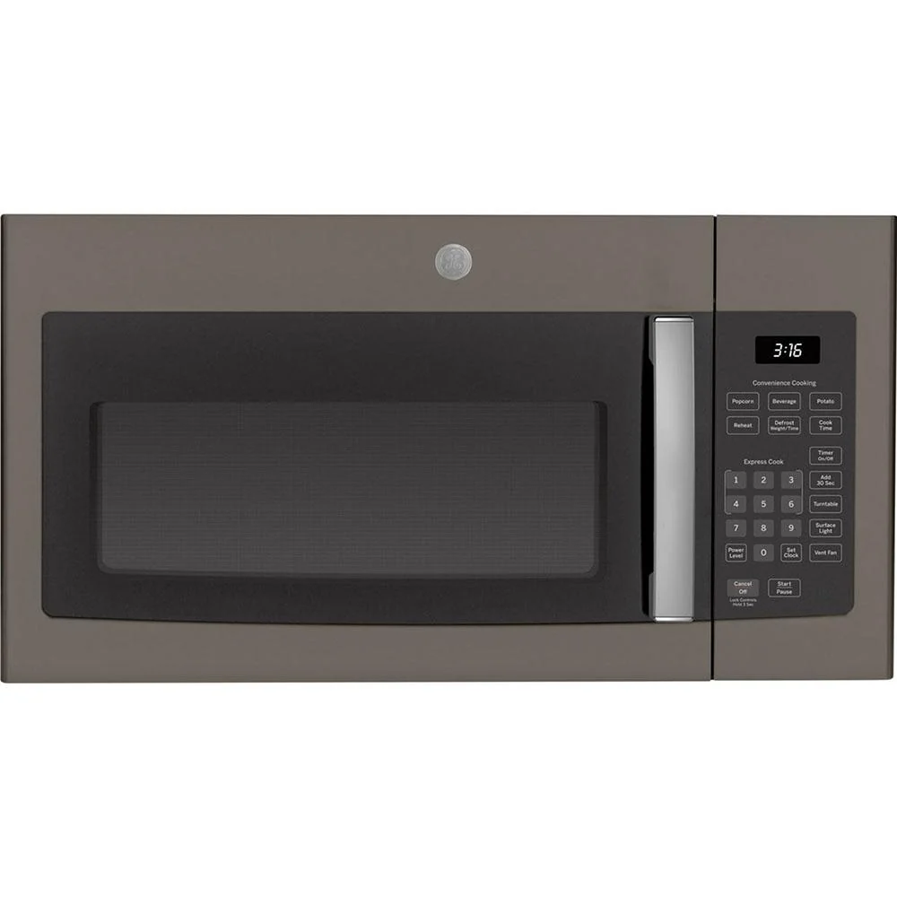 GE 1.6 Cu. Ft. Over-the-Range Microwave Oven Slate Open Box with 1 Year Warranty - Image 2