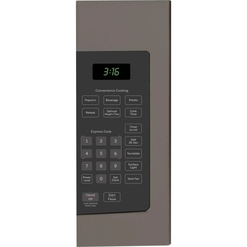 GE 1.6 Cu. Ft. Over-the-Range Microwave Oven Slate Open Box with 1 Year Warranty - Image 3