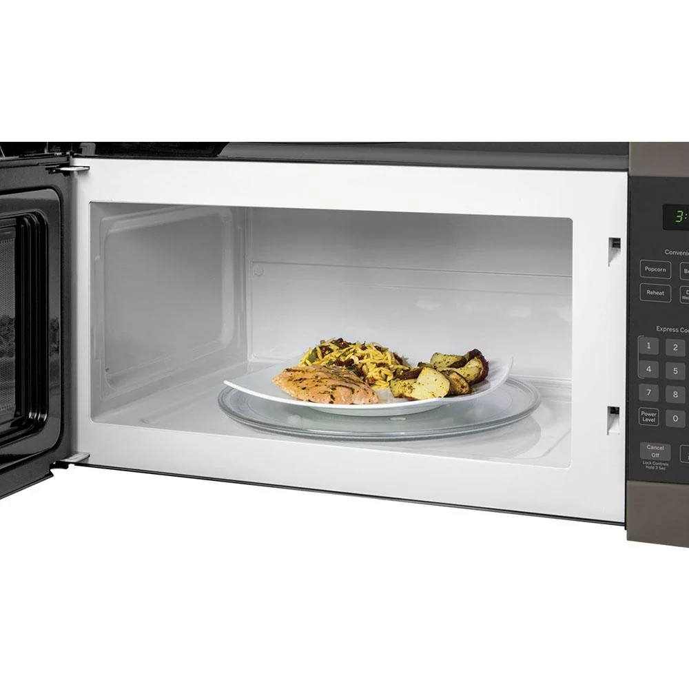 GE 1.6 Cu. Ft. Over-the-Range Microwave Oven Slate Open Box with 1 Year Warranty - Image 4