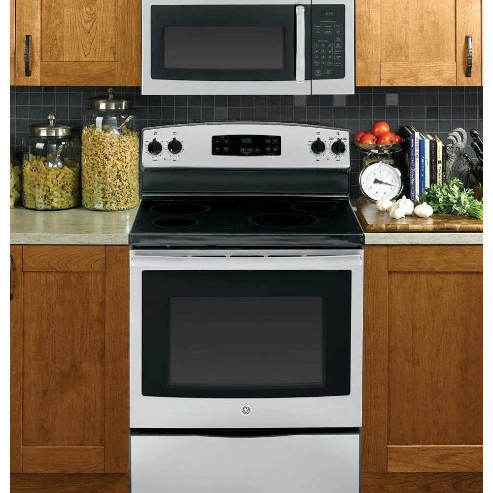 GE 1.6 Cu. Ft. Over-the-Range Microwave Oven Steel (Open Box) + 1 Year Warranty - Image 10
