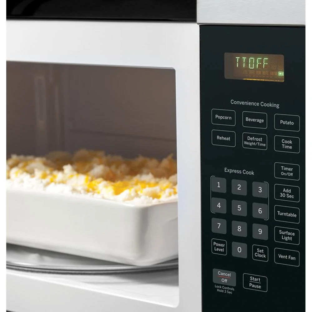 GE 1.6 Cu. Ft. Over-the-Range Microwave Oven Steel (Open Box) + 1 Year Warranty - Image 9