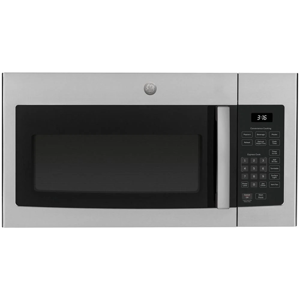 GE 1.6 Cu. Ft. Over-the-Range Microwave Oven Steel + Oven Mitt & 3 Year Warranty - Image 3