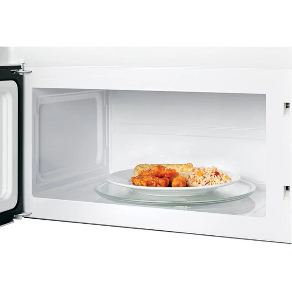 GE 1.6 Cu. Ft. Over-the-Range Microwave Oven White + Oven Mitt & 3 Year Warranty - Image 9