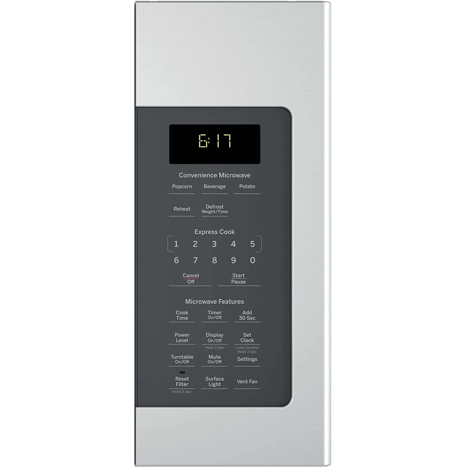 GE 1.7 Cu. Ft. Over-the-Range Microwave Oven - Stainless Steel - Open Box - Image 3